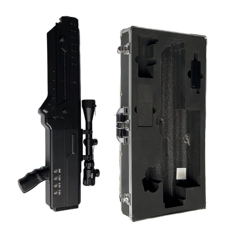  平定手持便携式枪型低空防御反制四通道A型