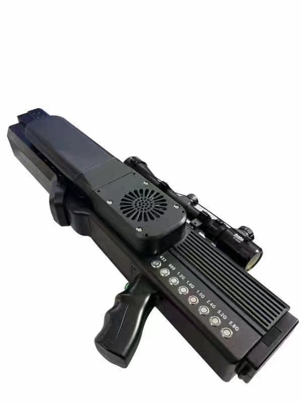  平定手持便携式枪型低空防御反制八通道